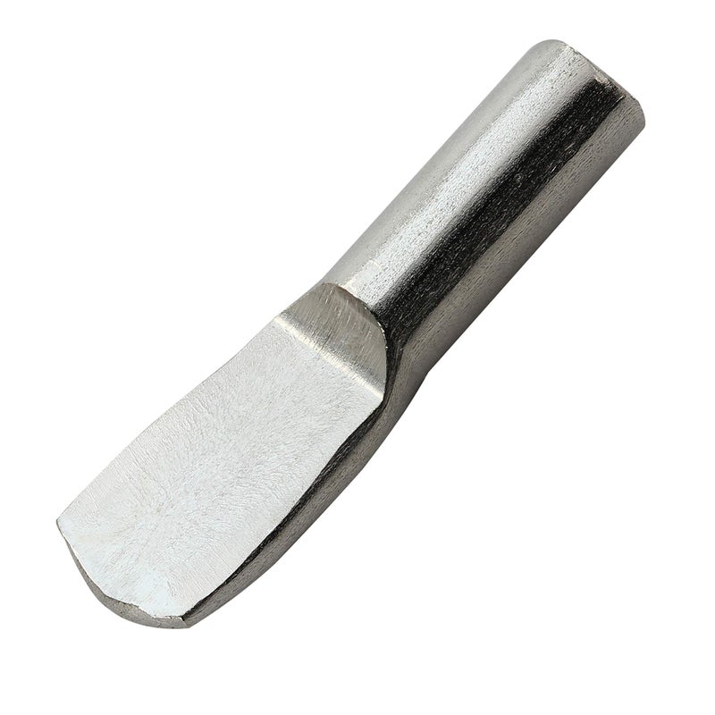 ROK 25 Pack Rok Tiny Size Heavy Duty 1/8" (3mm) Shelf Pin Spoon Shaped Cabinet Support Pegs Holder, Metal, Nickel Finish - ROKSP3N - Image 1